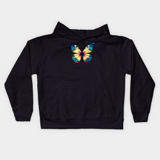 Tie-Dye Butterfly Kids Hoodie